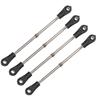 4Pcs Adjustable Rear Upper Suspension Arm Tie Rod Linkage Arm for 1/10 RC Car Truck
