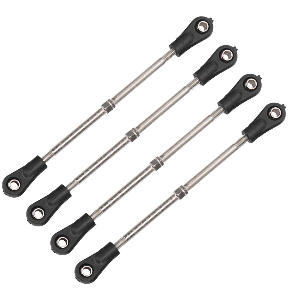 4Pcs Adjustable Rear Upper Suspension Arm Tie Rod Linkage Arm for 1/10 RC Car Truck