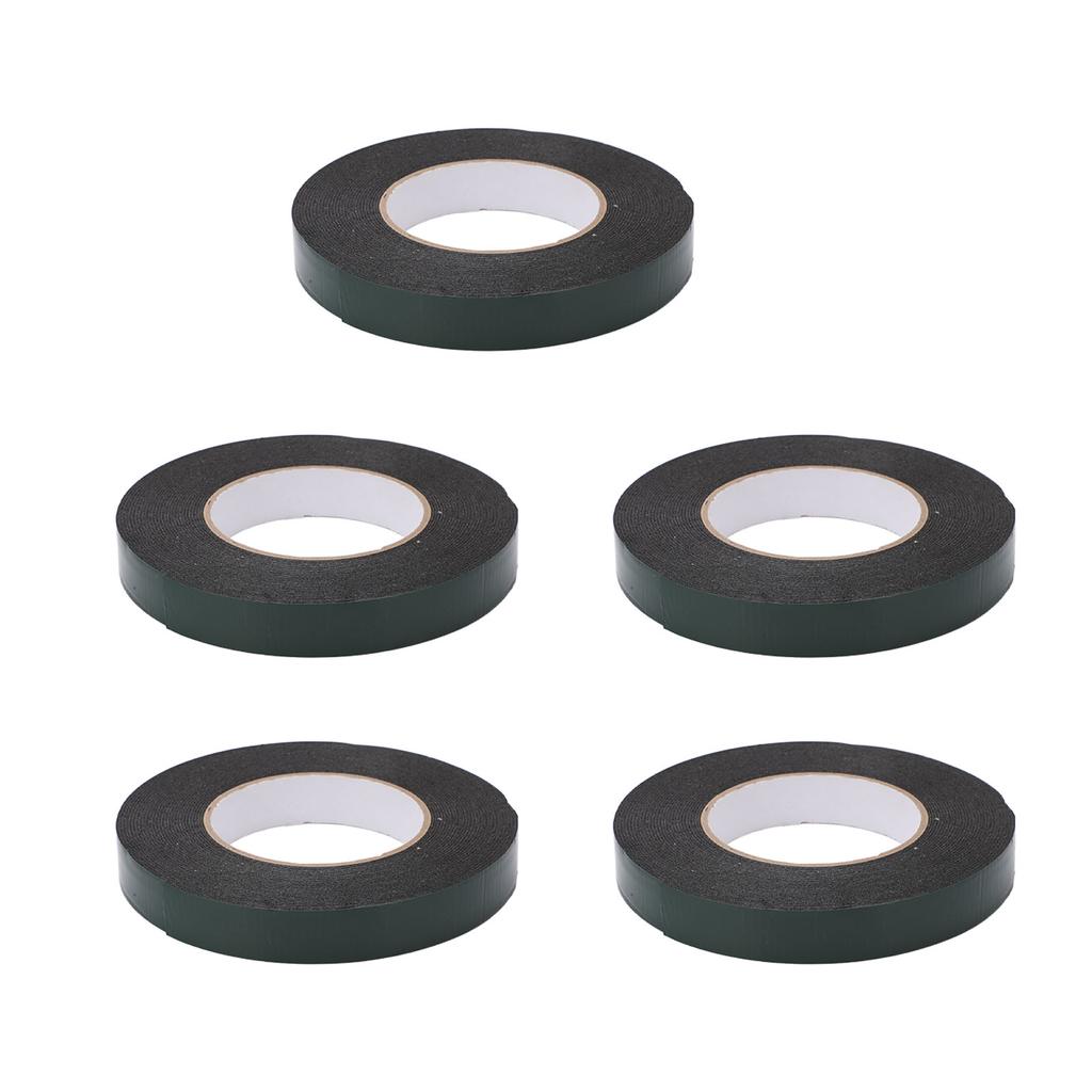 5PCS PE Foam Tape Multifunctional Waterproof Double Sided Tapes 1mm Adhesive Layer 20mm Width