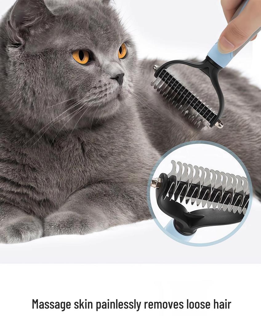 Special Offer: Double-Sided Pet Grooming Comb - Knot Opener for Cats