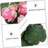 2pcs Artificial Lotus Flower Bouquets Simulation Water Lily Decoration for Home Office Wedding Flower Arrangements for Indoor Adornments