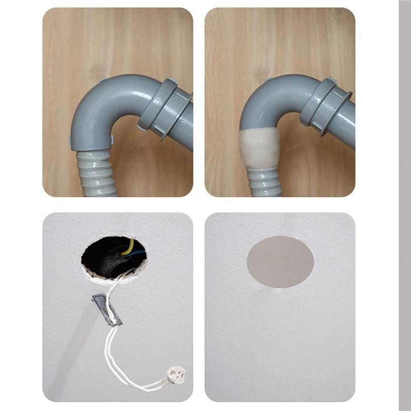 A34R 50PCS Super Diamond Mud Seal, New Type White Seal Putty Waterproof Duct Seal Repair Sealing Clay