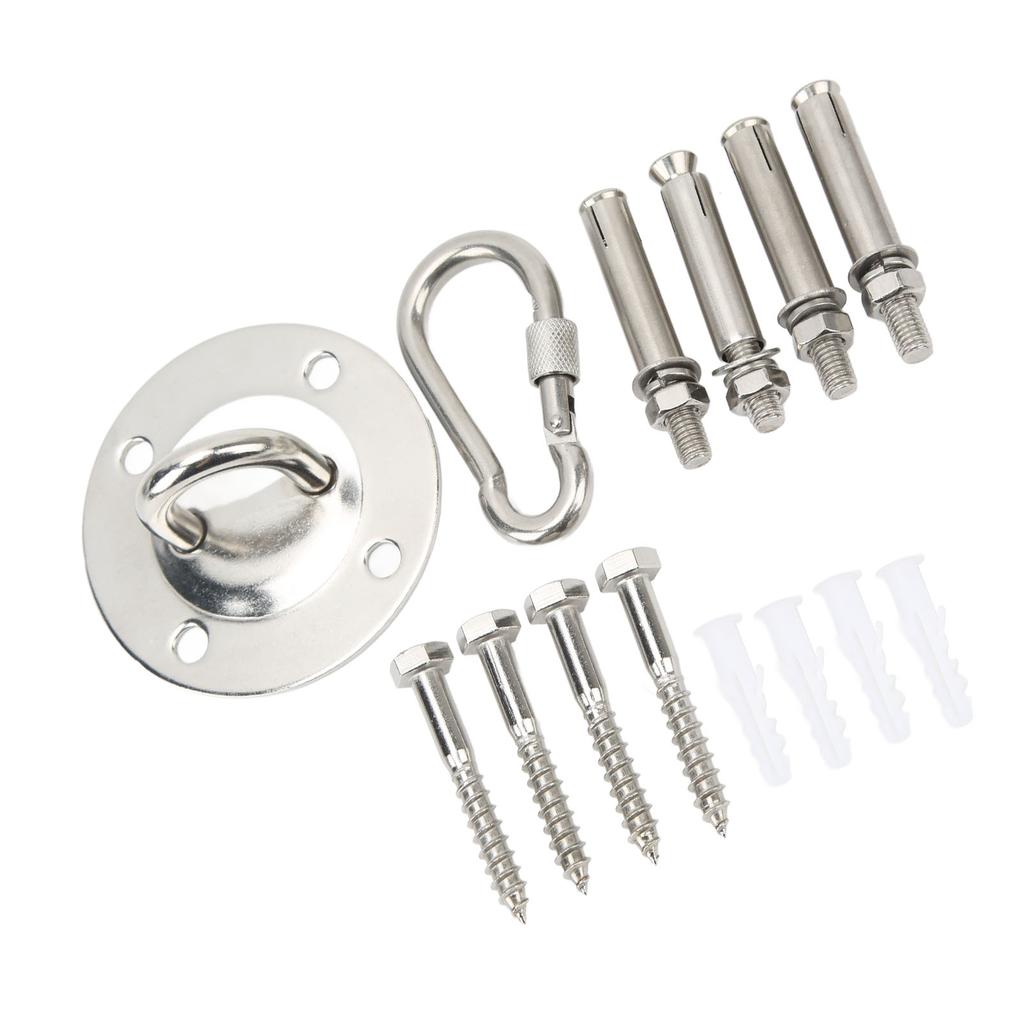 Hängemattenset 304 Edelstahl Stabil Schwerlast Deckenhänger für Sandsäcke Schaukel