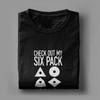Découvrez Ma Six-Pack T-shirt Plage T-shirts Tendance Unisexe Coton Col Rond Coupe Ample Hauts Manches Courtes Streetwear T-shirt