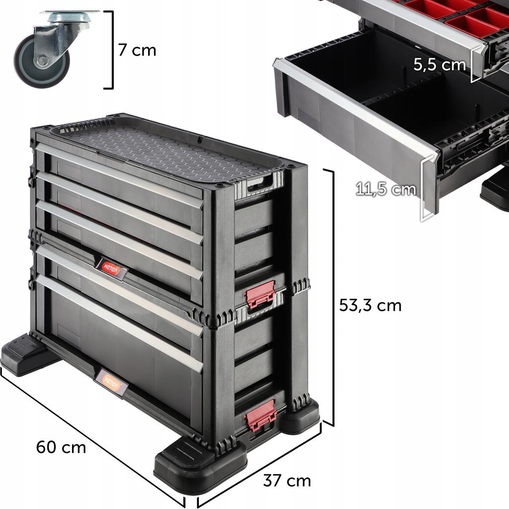 KETER Tool Cabinet Workshop Trolley