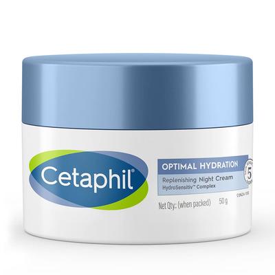 Optimal Hydration Replenishing Night Cream 50g Lightweight Fast Absorbing Moisturizer For Dry Sensitive Skin