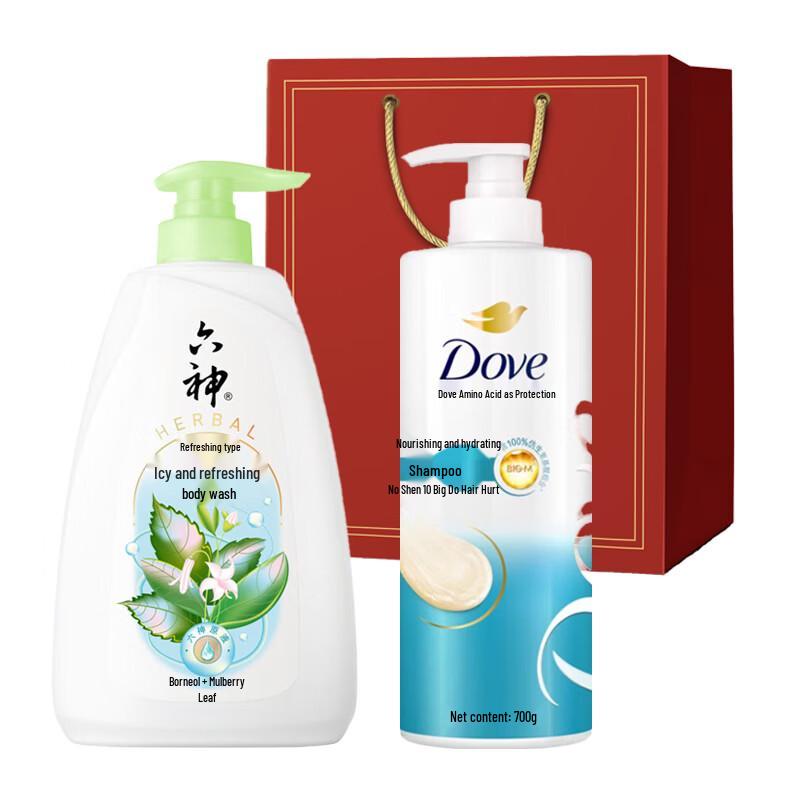 Dove Shampoo (700g) & Shower Gel (750ml) Gift Set