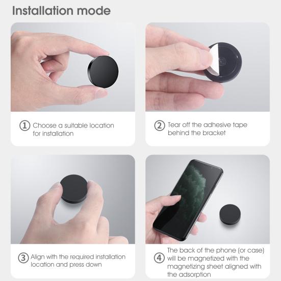 Car Phone Holder Saving Universal Strong Creative Space Magnetic Automotive Phone Stand