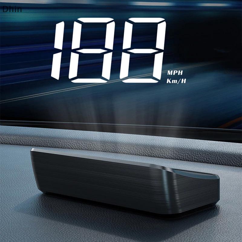 Car Headup Display KM/H HUD GPS Digital Speedometer with LED Large Font Display for Car Truck SUV Motorcycle