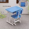 1set Chairs Furniture Model Simulated Dollhouse Desks Dollhouse School Desk  Doll Accessories