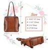 Genuine Leather Small Switchable Shoulder Rucksack Shoulder Storage for Inch Brown [Bannus] Women's Backpack, Backpack, Belt, Bag, Bag, 9.7 iPad,