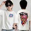 Nuovo Arrivo Estivo T-shirt a Maniche Corte con Stampa Pattern unisex stampa anime casual alla moda streetwear stile Y2K