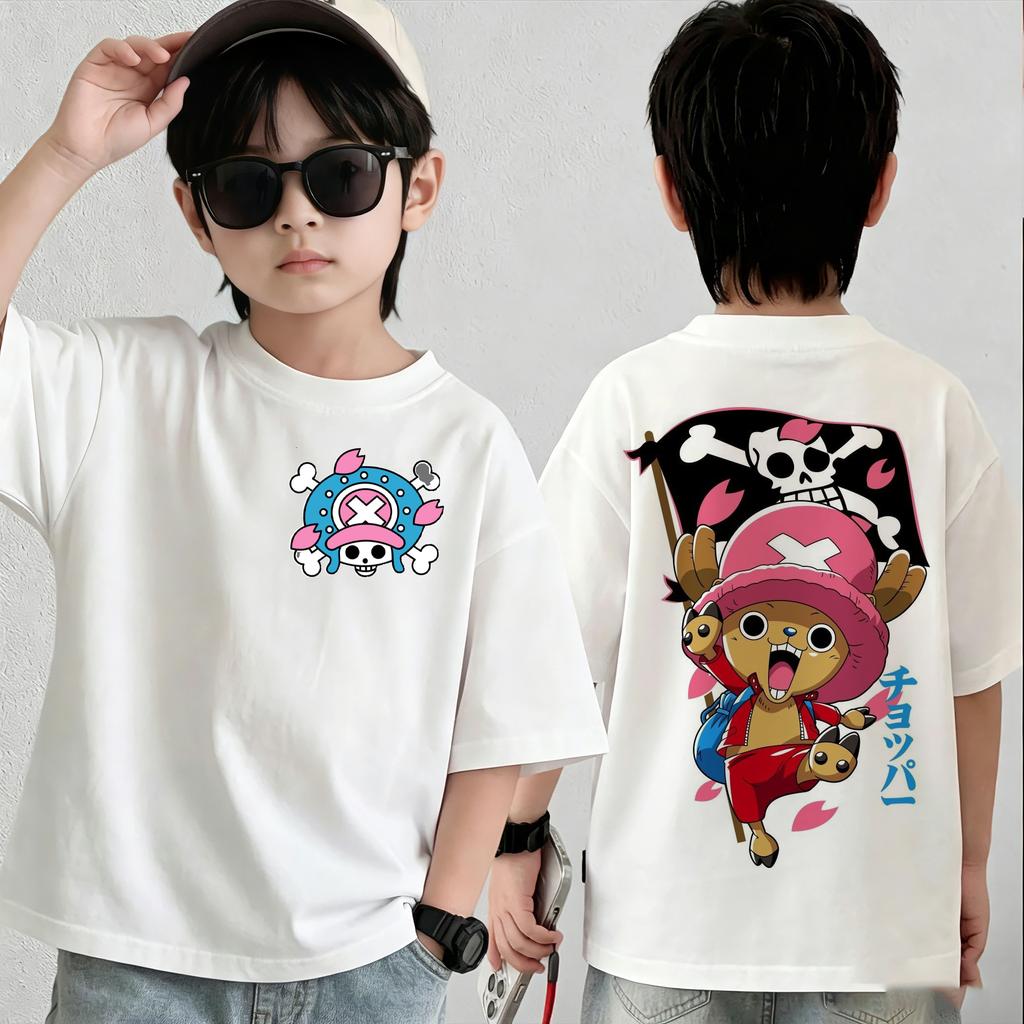 Nuovo Arrivo Estivo T-shirt a Maniche Corte con Stampa Pattern unisex stampa anime casual alla moda streetwear stile Y2K
