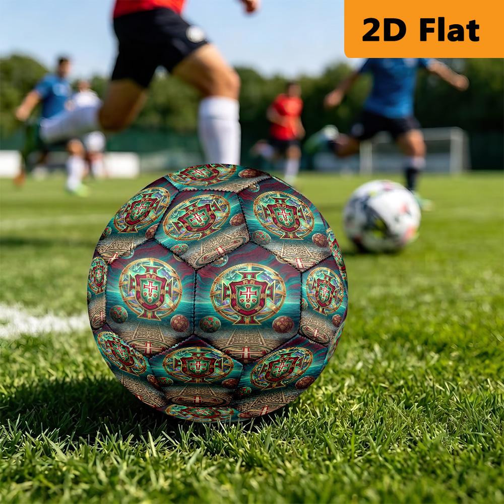 Portuguese Heritage Emblem Football Suitable for Both Training and Competition Suitable for Training, Competition, and Indoor and Outdoor Sports.