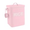 Space Saving Sealed Rice Container Airtight Flour Canister Pet Food Storage Jar with Lid Baking Supplies Organizer