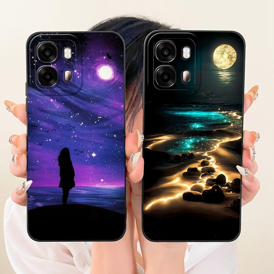 For OPPO A6s CPH2789 Fashion Dusk Beach Painting Phone Case For Oppo A6s 4G CPH2815 OppoA6s A 6S 5G Soft Silicone Covers Bumpers