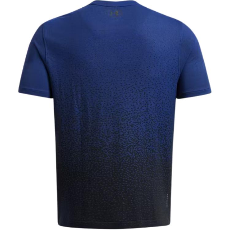 Under Armour Vanish Elite Seamless Fashion Gradient Sports Short Sleeve T-Shirt Men Tops Tech-Blue 1385805-432