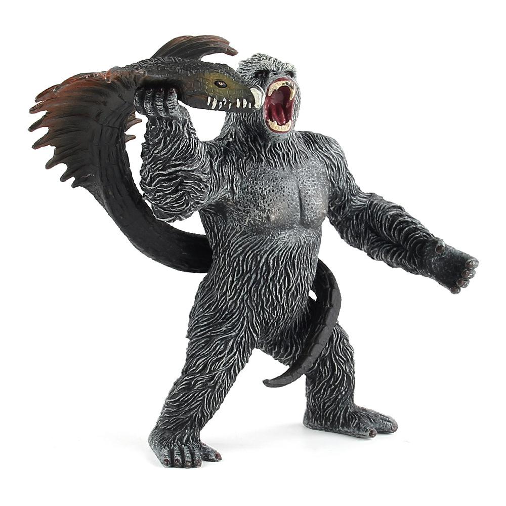 Simulated Large Orangutan Singing Snake Animal Model King Kong Python Monster Savage Solid Tabletop Ornament Toy