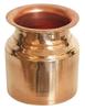 Nirmal Ganga Pure Copper Kalash Lota Set 250ML – Traditional Puja Copperware Pack of 1