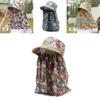 Sun Protection Hat For Women With Breathable Cotton Polyester Fabric Summer Sunshade Cap For Outdoor Activities