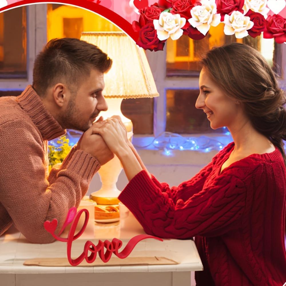 Car Interior Valentine's Day Love Ornament Wedding Letter Love Ornament Home Decor