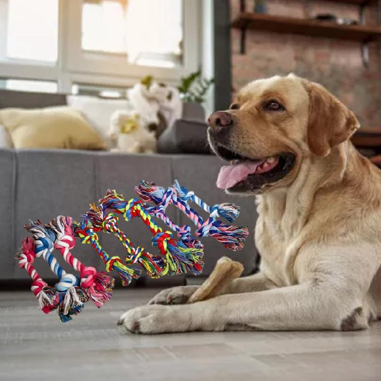 Dog Rope Toys Nearly Indestructible Chew Toy for Small Medium Breed Dogs 7In