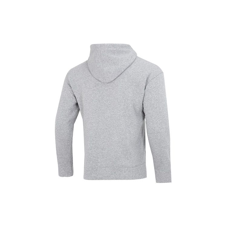 Under Armour Geometric Print Hoodie Long Sleeve Sweatshirt Men Tops Grey 1374298-011