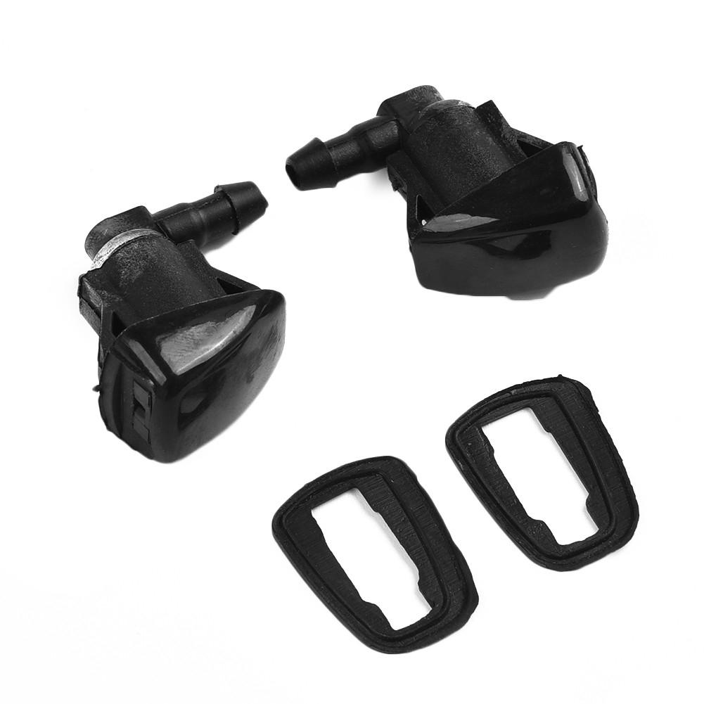 Car Windshield Spray Nozzle Auto 2pcs Washer Wiper Polyamide Practical