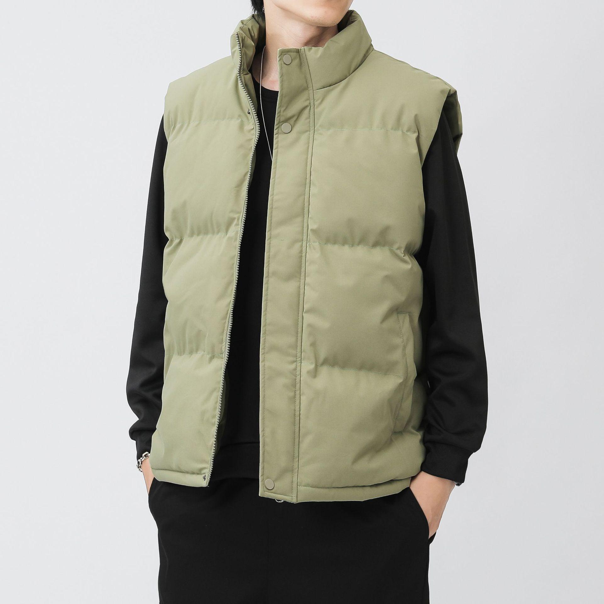 

Унисекс Розовый Зимний Хлопковый Жилет Без Рукавов - Свободный Повседневный Крой 2XL