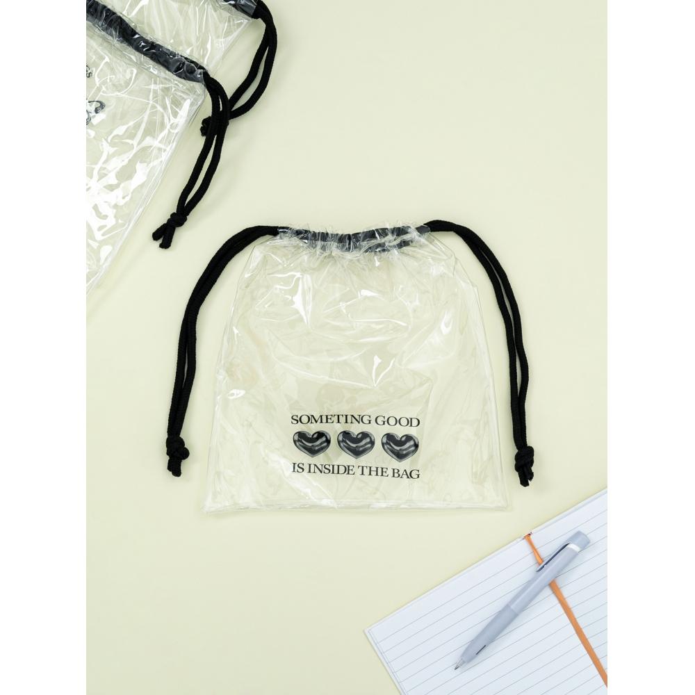 

Прозрачный обтягивающий мешочек Daiso Clear guitar (butterfly)