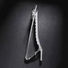 Fashion Silver Color Tie Clip Musical Note for Shirt Clasp Tie Pin Necktie Pin Men Jewelry