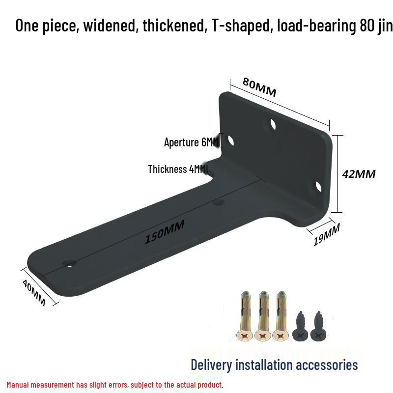 Soporte Triangular de Pared Invisible para Estantes de Escritorio o Mueble de TV