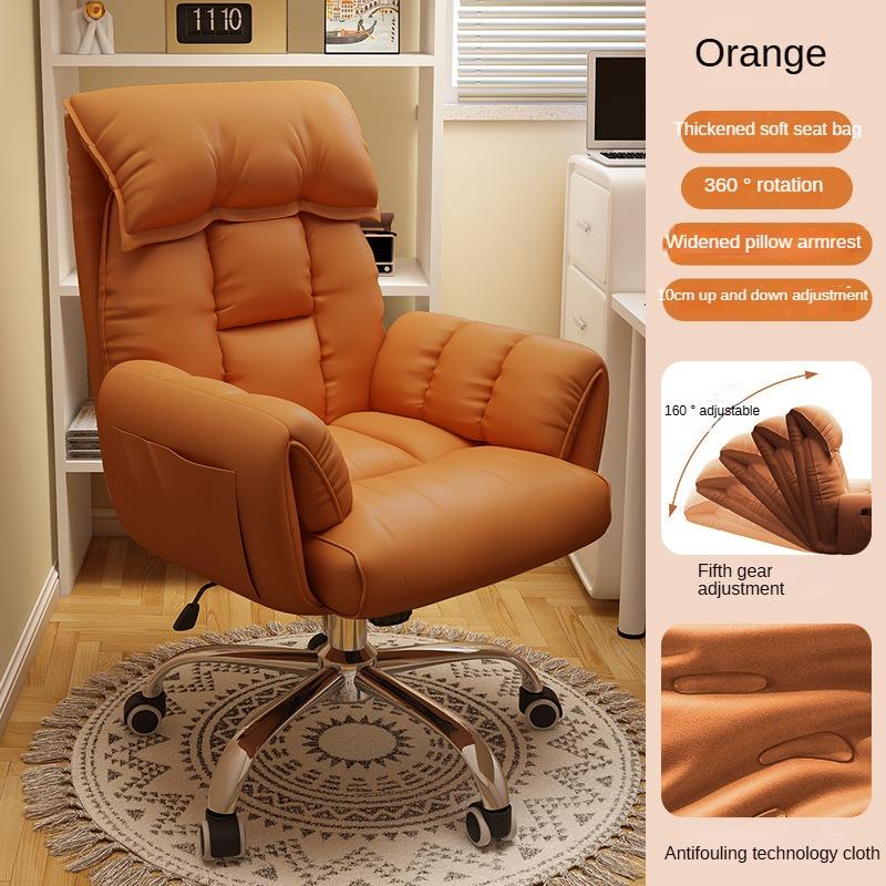 Fotel gamingowy miękki, wygodny, ergonomiczny fotel biurowy, regulowany podłokietnik 4D, zagłówek, fotel rozkładany dla kobiet, 160°, płaski fotel szefa