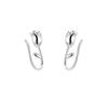 New Fashion Charm Silver Color Tulip Flower Stud Earrings for Women Girls Simple Personality Sweet Romantic Summer Jewelry Gifts