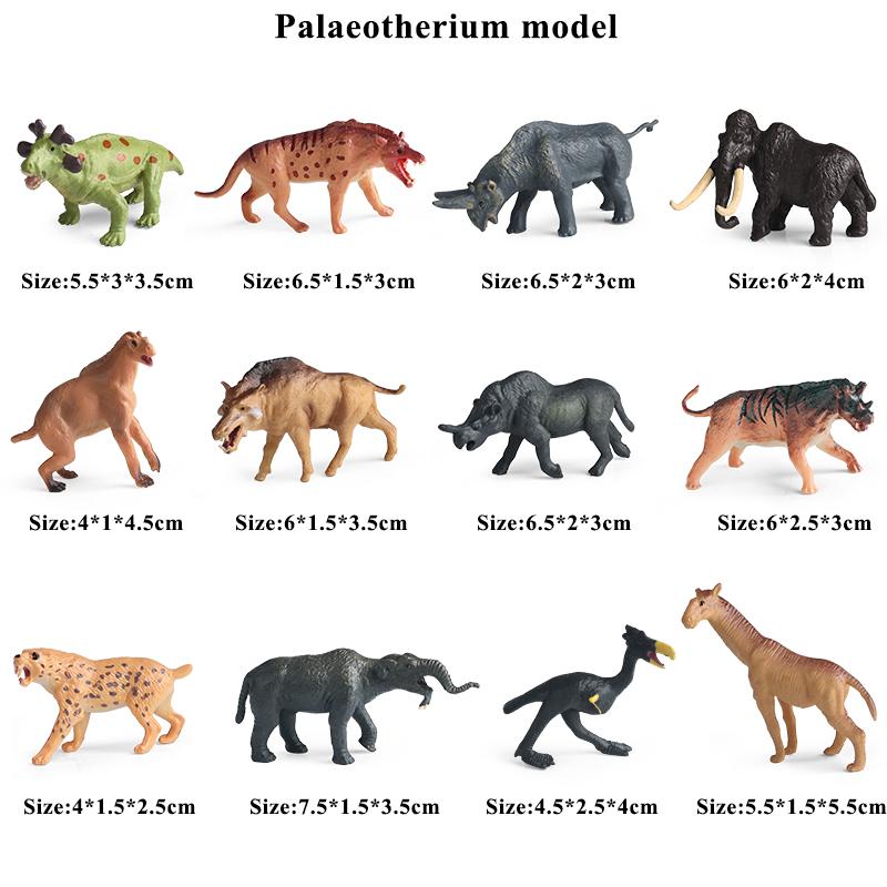 Oenux Montessori Toy Wild Farm Dinosaur Ocean Cat Animals Model Action Figure Zoo Figurines Cute Miniature Education Kid Gift