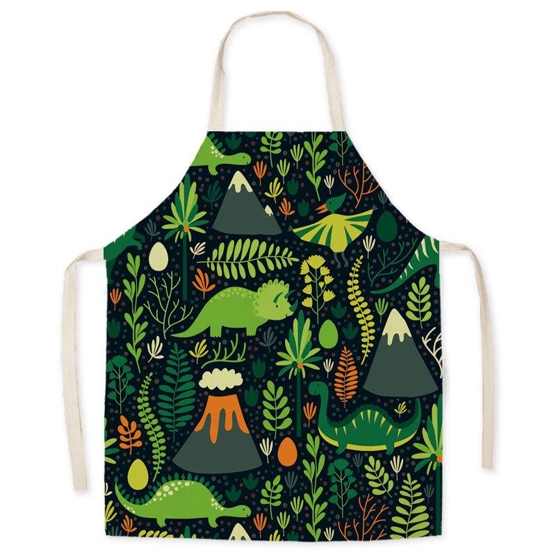 Logo Printed Kitchen & Catering Apron for Supermarkets and Milk Tea Shops