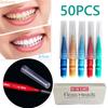 60pcs Interdental Brush Dental Floss Teeth Oral Clean Hygiene Toothpick Tools Toothpick Teeth Brush Oral Care Tool