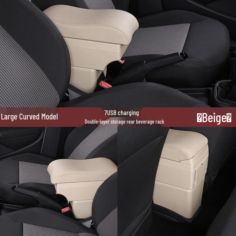 Fits 2014-20 Honda Fit: Third Gen Sporty GK5 Center Armrest Box