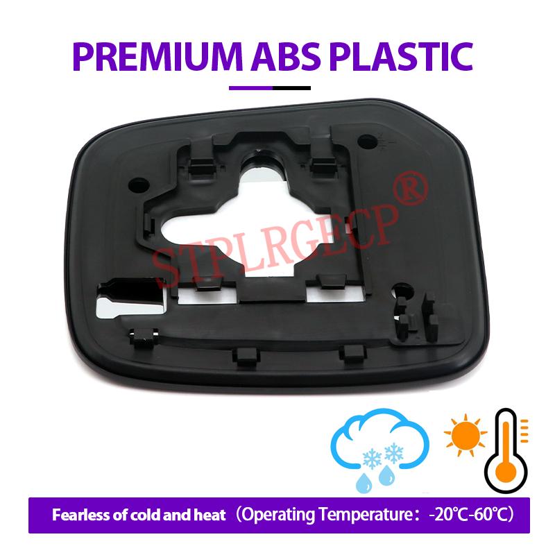 Stplrgecp Fahrerseite Links Rechts Türseite Ohne Heizung Außenspiegelglas Linse für Mitsubishi L200 Triton Strada MK K74 1998-2006