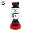 2022 Christmas Cute Car Ornament Solar Dancing Christmas Tree Snowman Santa Claus Elk Automatic Swing Car Interior Decoration