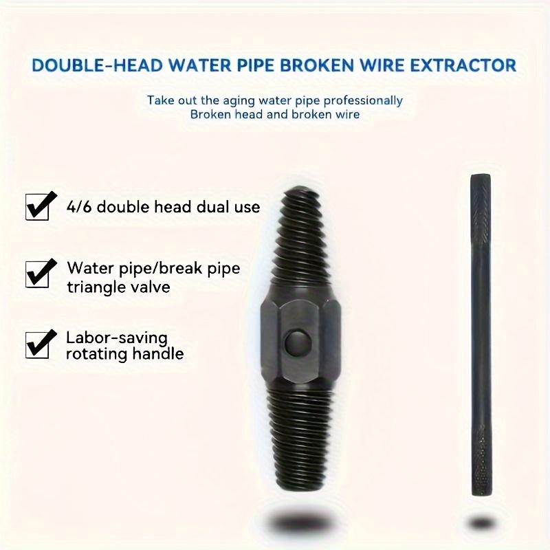 Double Head Wrench Faucet Valve Broken Screw Extractor Set Pipe Remover Tools Damaged Wire Water Pipe Bolt Broken Removal Tool