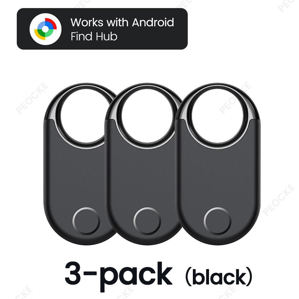 1-4 Pack Smart Location Tag Works With Android Google Find Hub Anti-Lost Bluetooth Locator GPS Tracker Key Finder Pets Bag