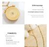 Titanium Steel Gold Plated Double Layer Clavicle Chain with Diamond Pendant and Star Badge