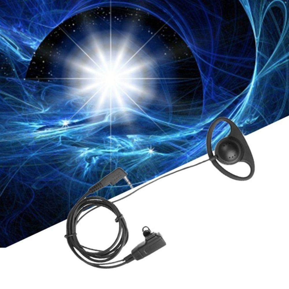 Ear Hook Walkie Talkie Headset Single Side Walkie Talkie Earpiece  For Baofeng Kenwood