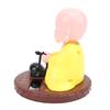 Little Monk Figurine Solar Funny Car Shaking Head Toy Chinese Little Monk Statue Car Dashboard