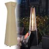 Outdoor Heater Cover With Zipper Waterproof UV-Resistant Dust-proof Outdoor Protector Standing Pyramid Heater Cover For Lawn