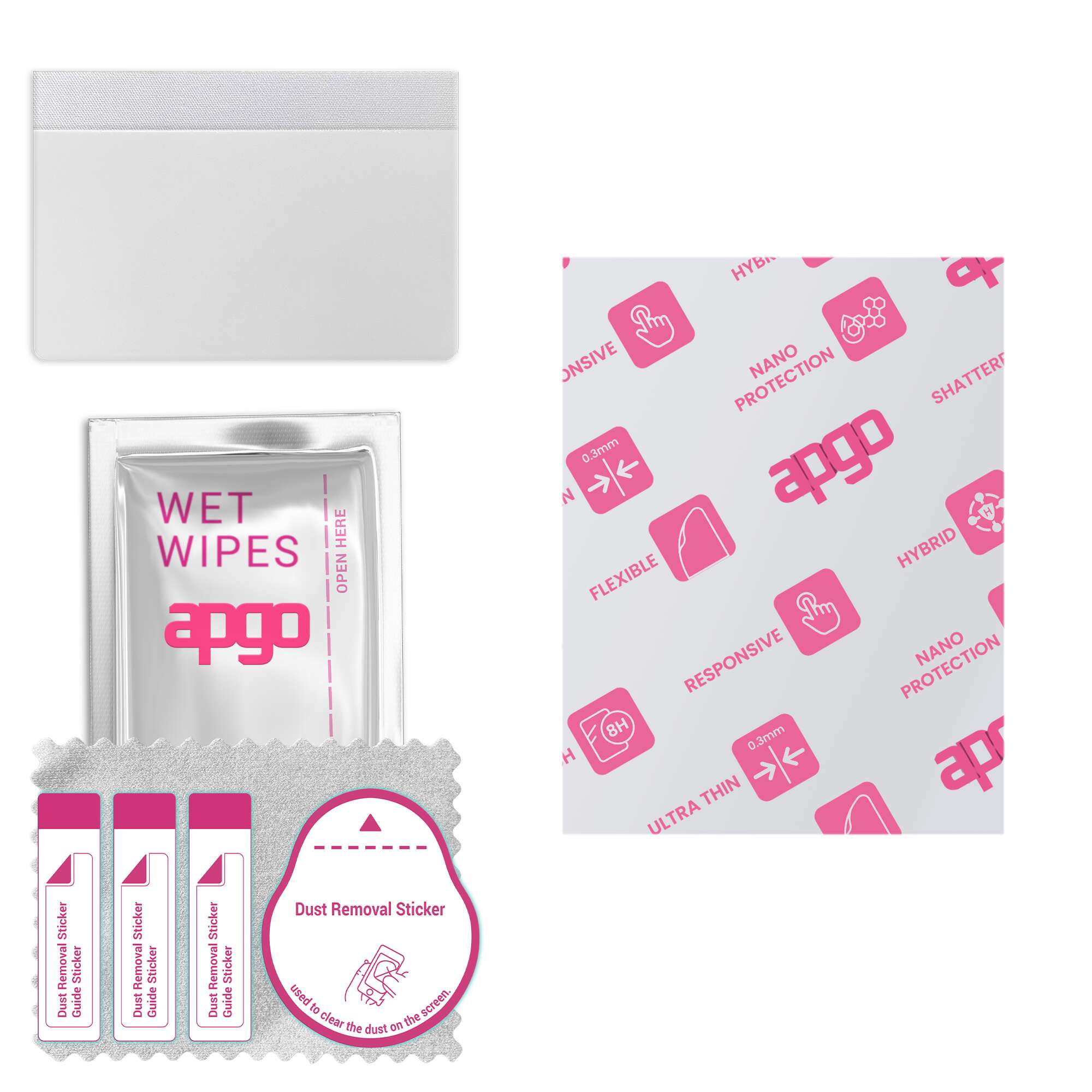 

apgo Ultra-Clear Hybrid protective glass compatible with Huawei MatePad Paper, flexible nano glass, great replacement for tempered glass, scratch-resi