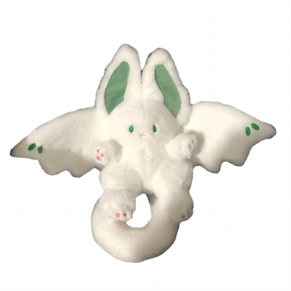 Plush Bat Bunny Plush Toy White Bat Rabbit Stuffed Doll Accompany Dolls Graduation Gifts