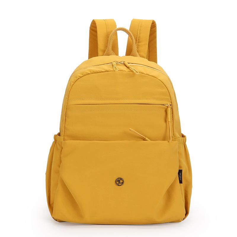 Macaron Color Backpack - Solid Candy Hues for Students