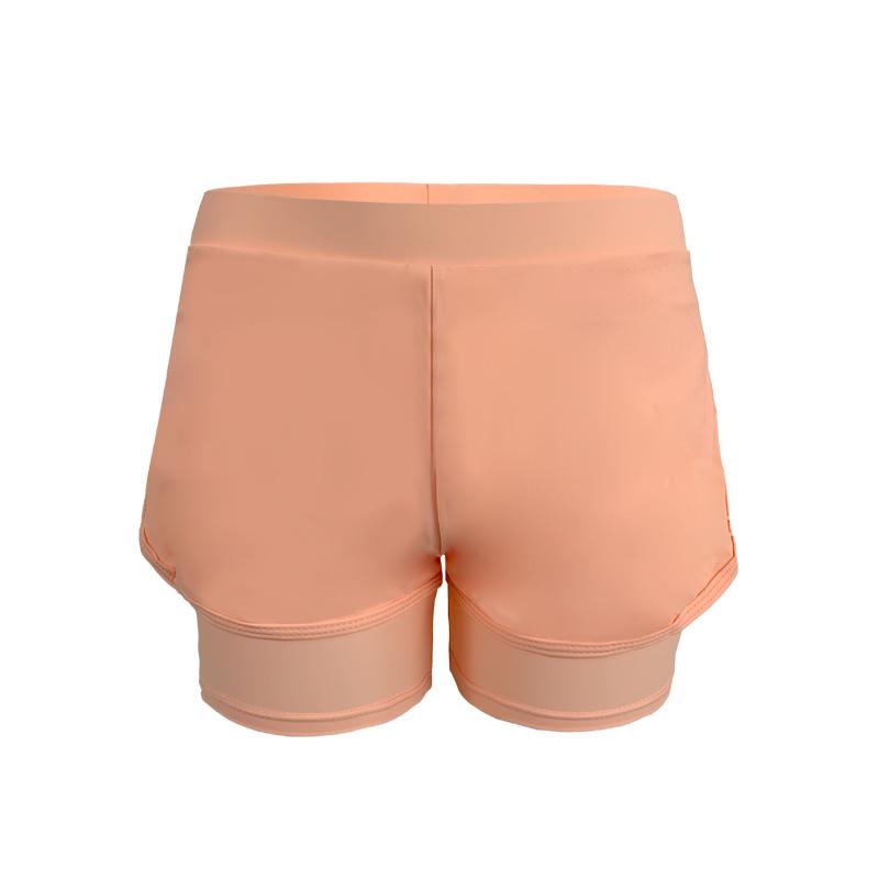 Women's Sporty Two-Piece Swimsuit with Sun Protection, Quick-Dry Boxer Briefs for Diving and Surfing